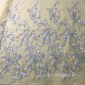 Purple Handmade đính cườm vải pha lê